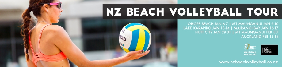 New Zealand 2016 Beach Volleyball National and Pro Tour GrabOne Special