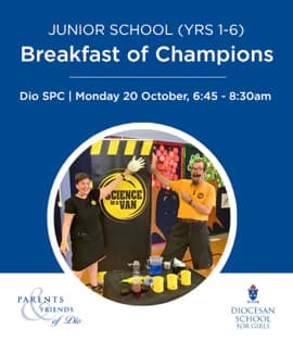 Dio Junior School Breakfast of Champions