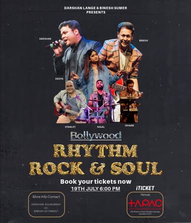 Bollywood- Rhythm, Rock & Soul