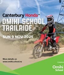 Canterbury Honda Omihi School Trailride