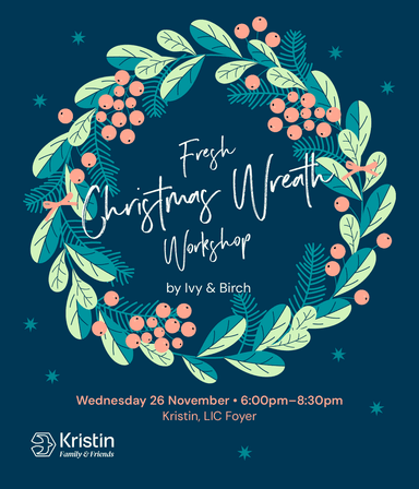 Fresh Christmas Wreath Workshop