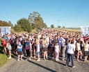 Logo for 10km starts at Hadlow Rd
