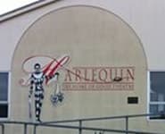 Logo for Harlequin Theatre