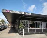 Logo for The Elephant Wrestler