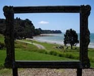 Logo for Tāpapakanga Regional Park