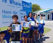 Logo for Te Wharau School Hall
