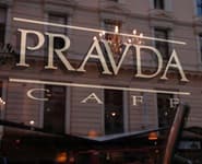 Logo for Pravda Café and Grill