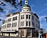 Logo for Below the T&G Clock Building