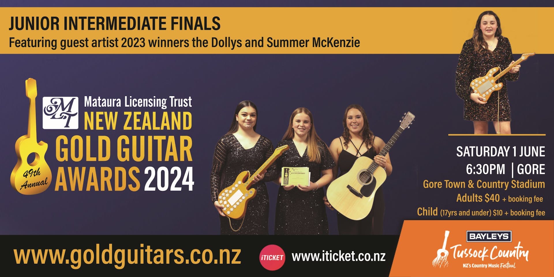 MLT NZ Gold Guitar Awards - Junior & Intermediate Finals