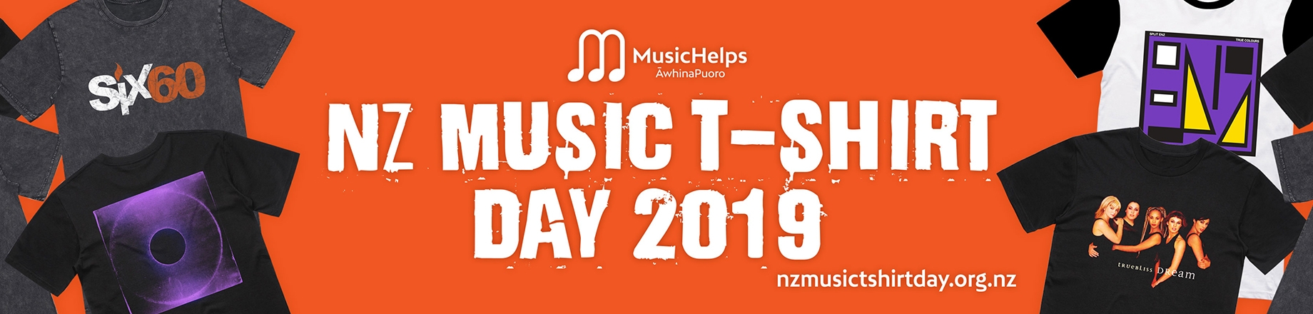 NZ Music T-Shirt Day for MusicHelps