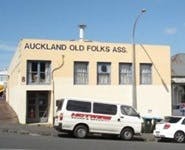 Logo for Auckland Old Folks Association Hall